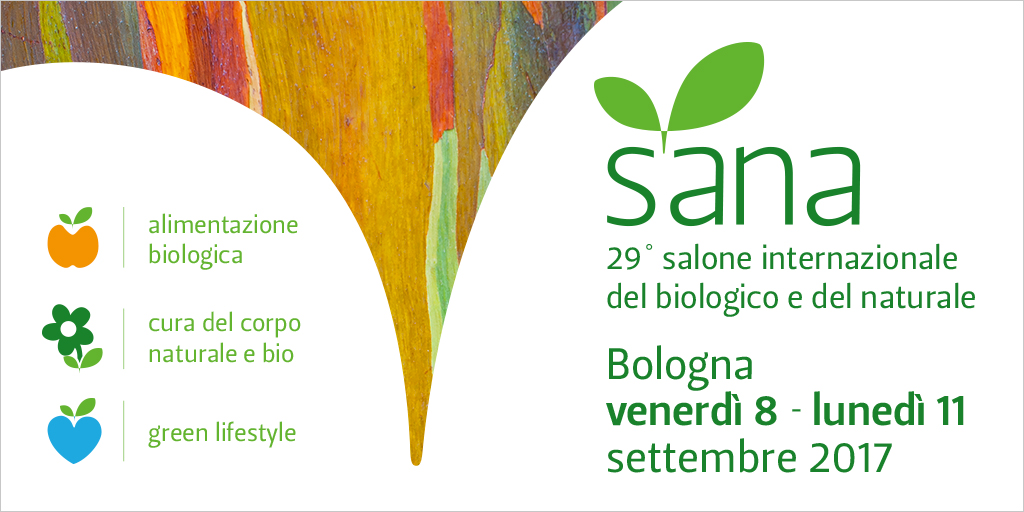 Saremo al Sana - Salone Internazionale del biologico e del naturale di Bologna